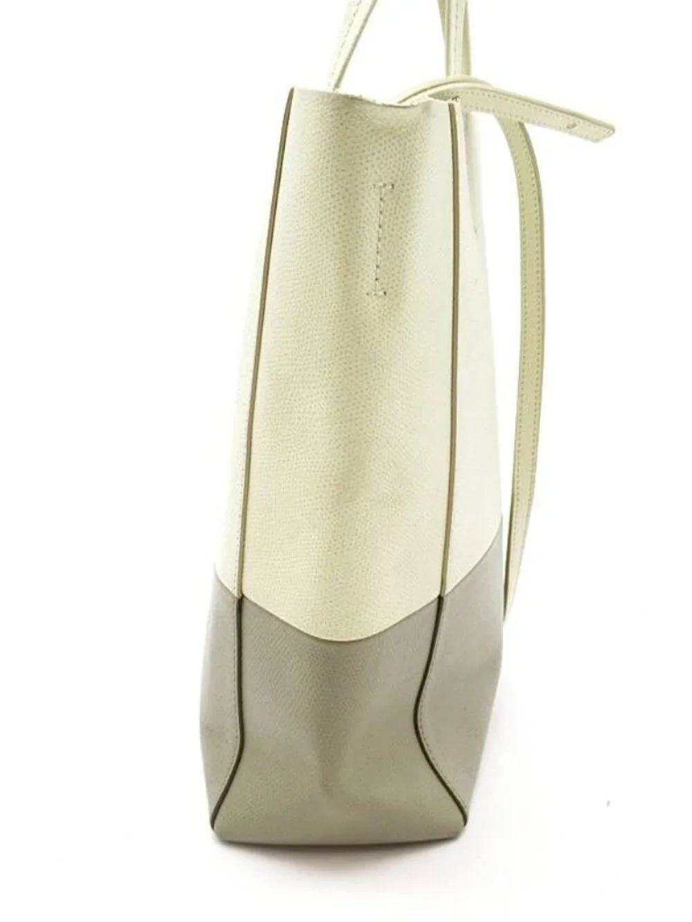 Celine Vertical Cover Small Tote Calfskin White Gray - Picture 5 of 7